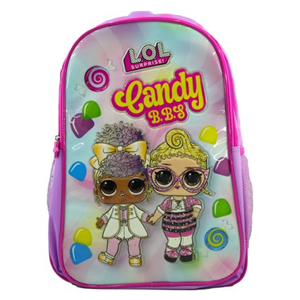 ست 25 در 1 کوله پشتی 46 سانتی مدل Promotion Items 25 in 1 - LOL Surprise - Candy B.B.S _کوله پشتی